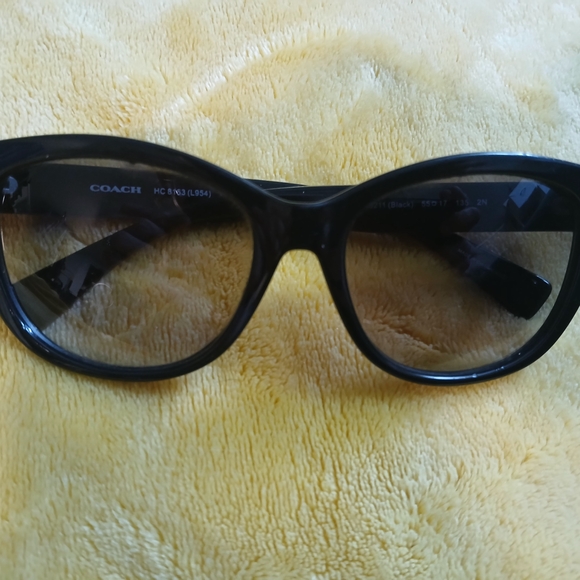 Coach Black Women's Sunglasses - Picture 1 of 6